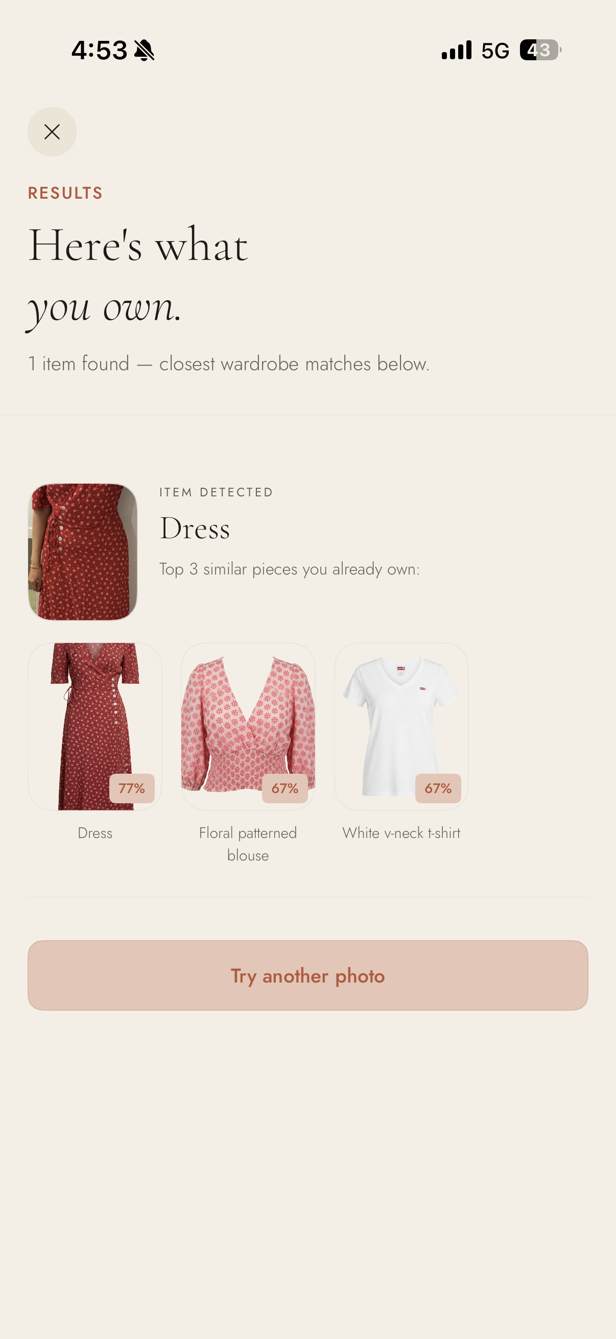 GoodBuy Check results — Here's what you own